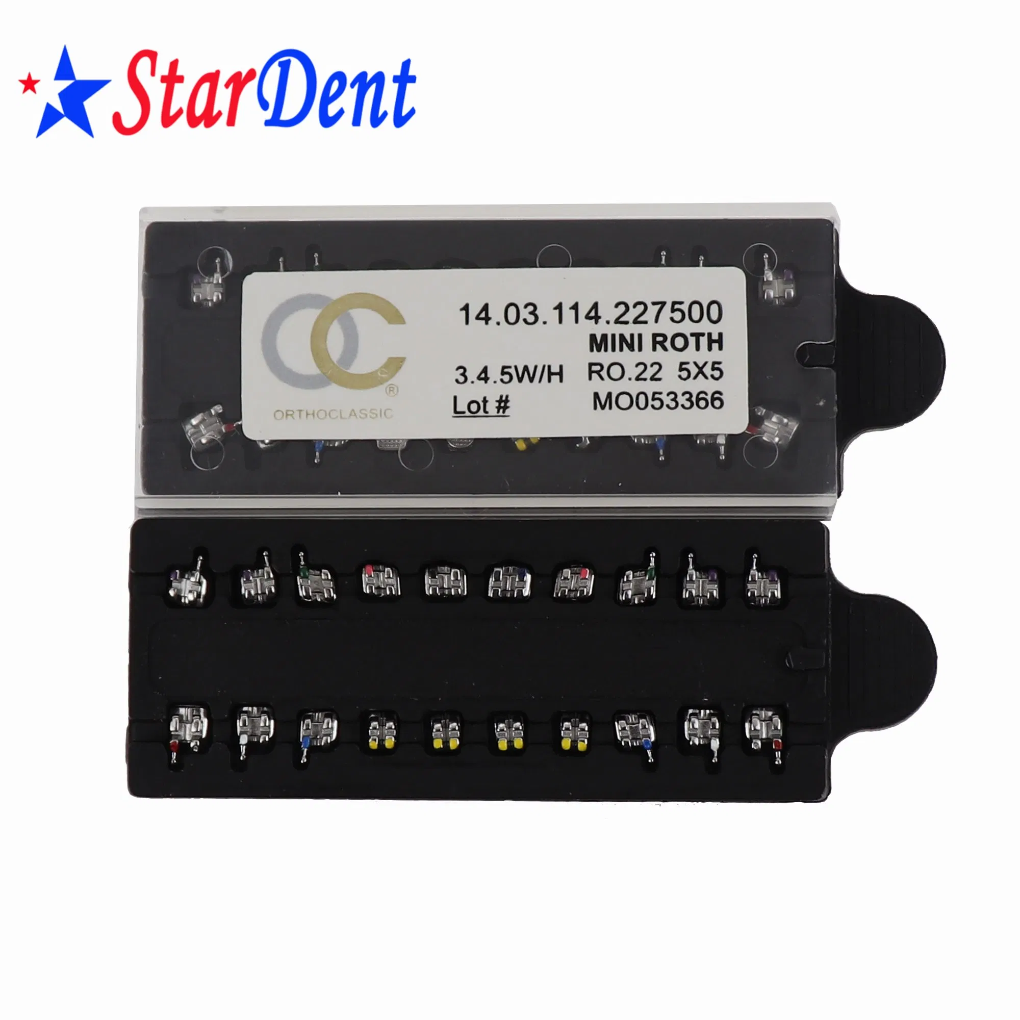 Dental Orthodontic Bracket Mini Metal Braces Roth Mbt Hospital Medical Lab Surgical Diagnostic Dentist Clinic Equipment