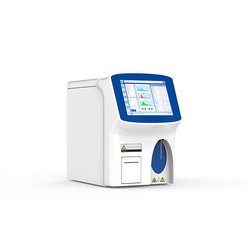Medical Hematology Analyzer Blood Test Cbc Wbc Multiparameters Cbc Machine 3 Parts Blood Analysis System