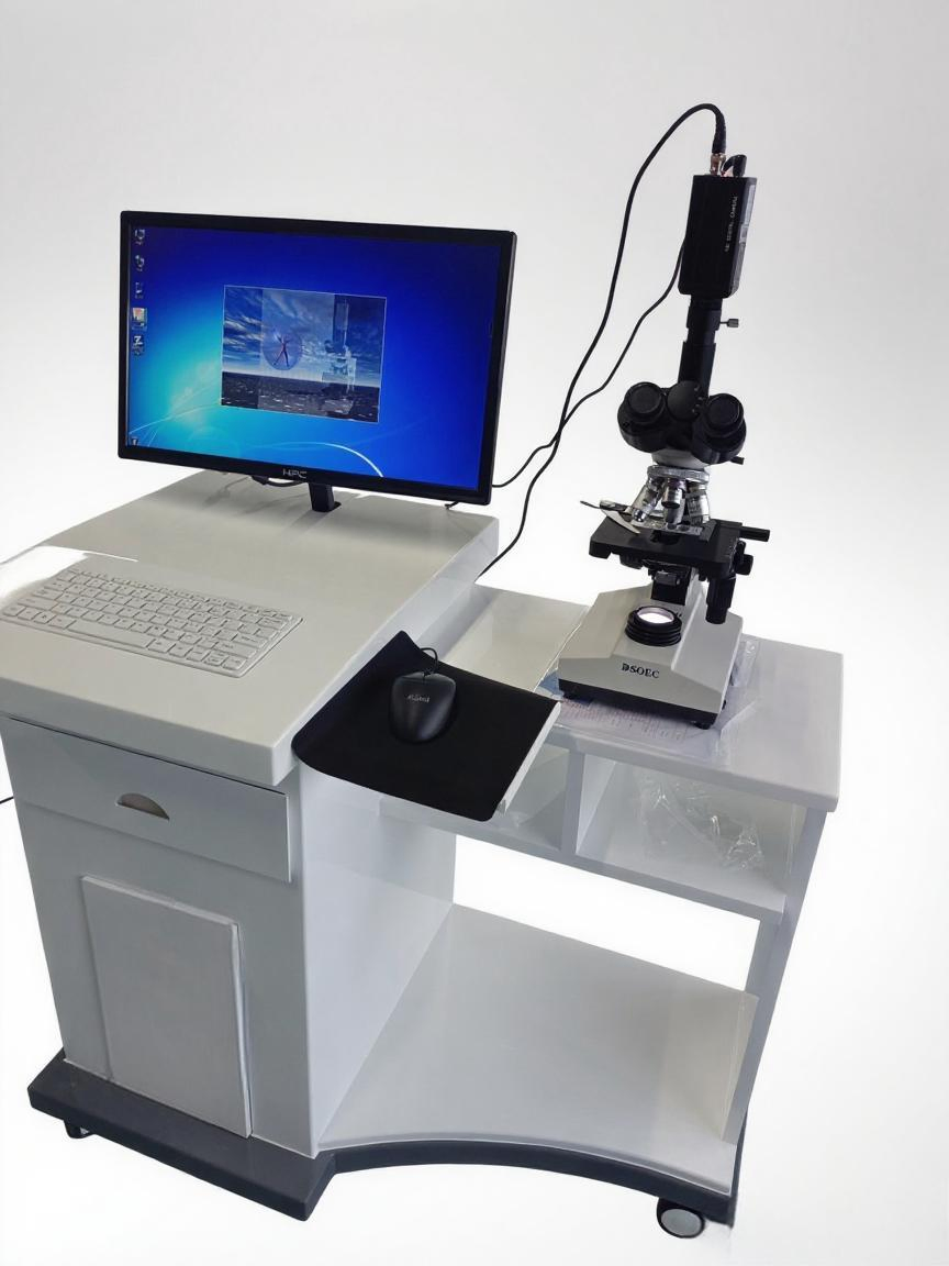 Medical Laboratory Gynecology Equipment Hospital Use Automated Vaginal Secretion Analyzer for Candidiasis, Trichomoniasis with Digital Microscopy