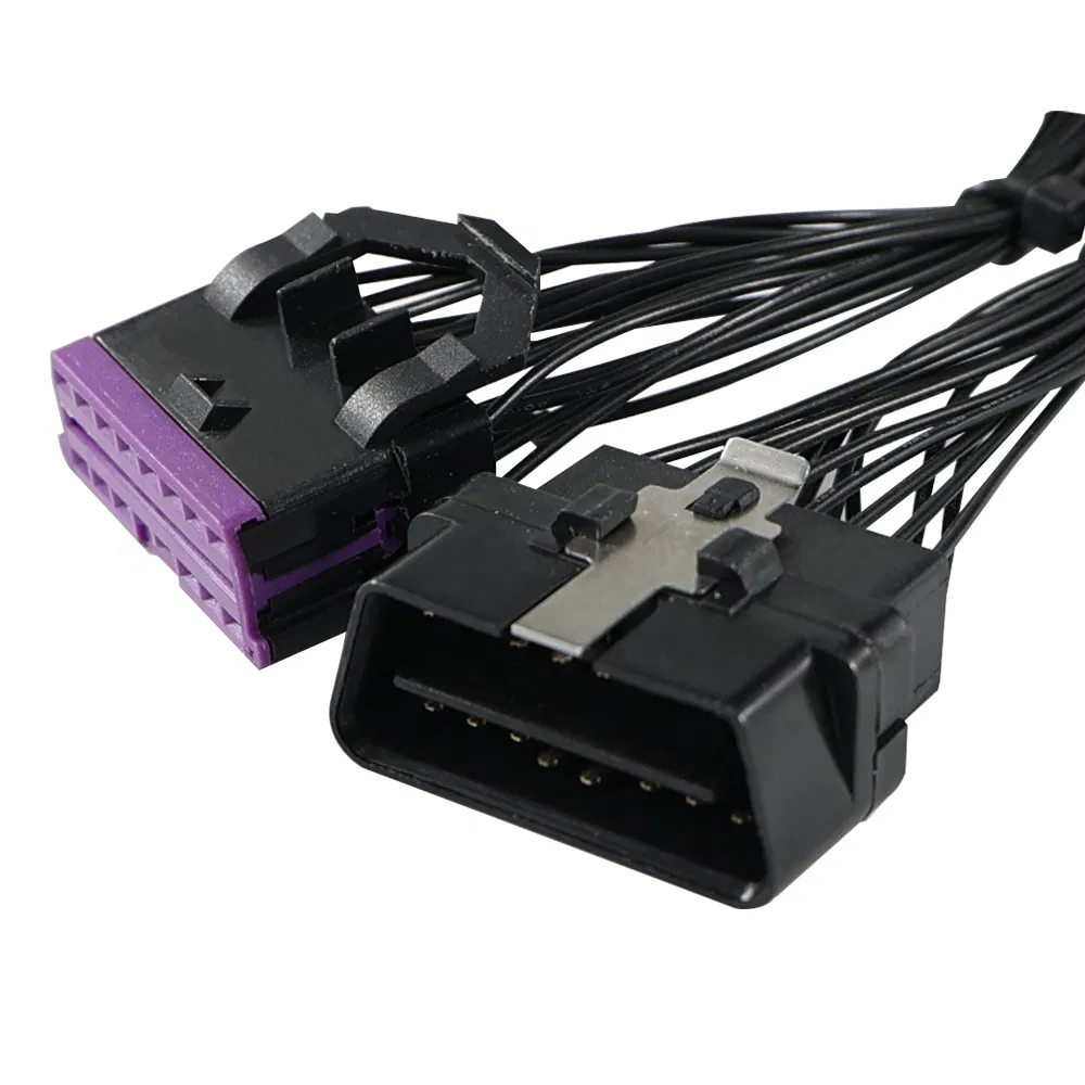 16pin Auto OBD2 Diagnostic Plug Wire Harness Housing 3A0972695A 8d0972695h with 15cm Wires for VW Aodi
