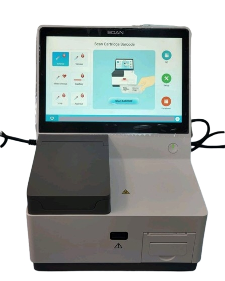 Edan i20 Blood Gas And Chemistry Analysis System Advanced Over 40 Parameters Fluorescence Technology High Efficiencey