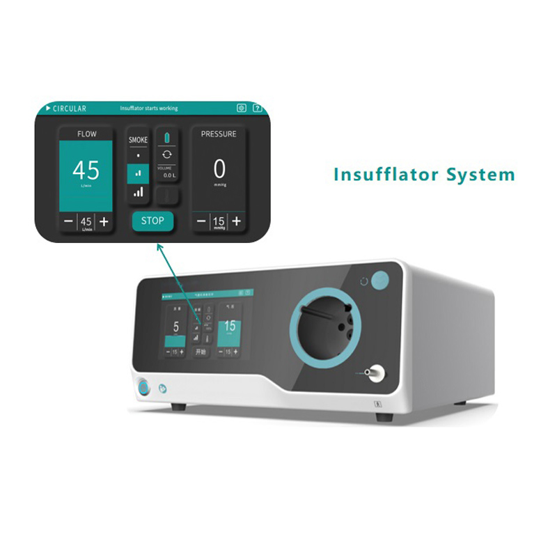 All in One Endoscopic Intelligent Insufflator System Constant Pressure Instant Smoke Evacuation Cyclic Filtration