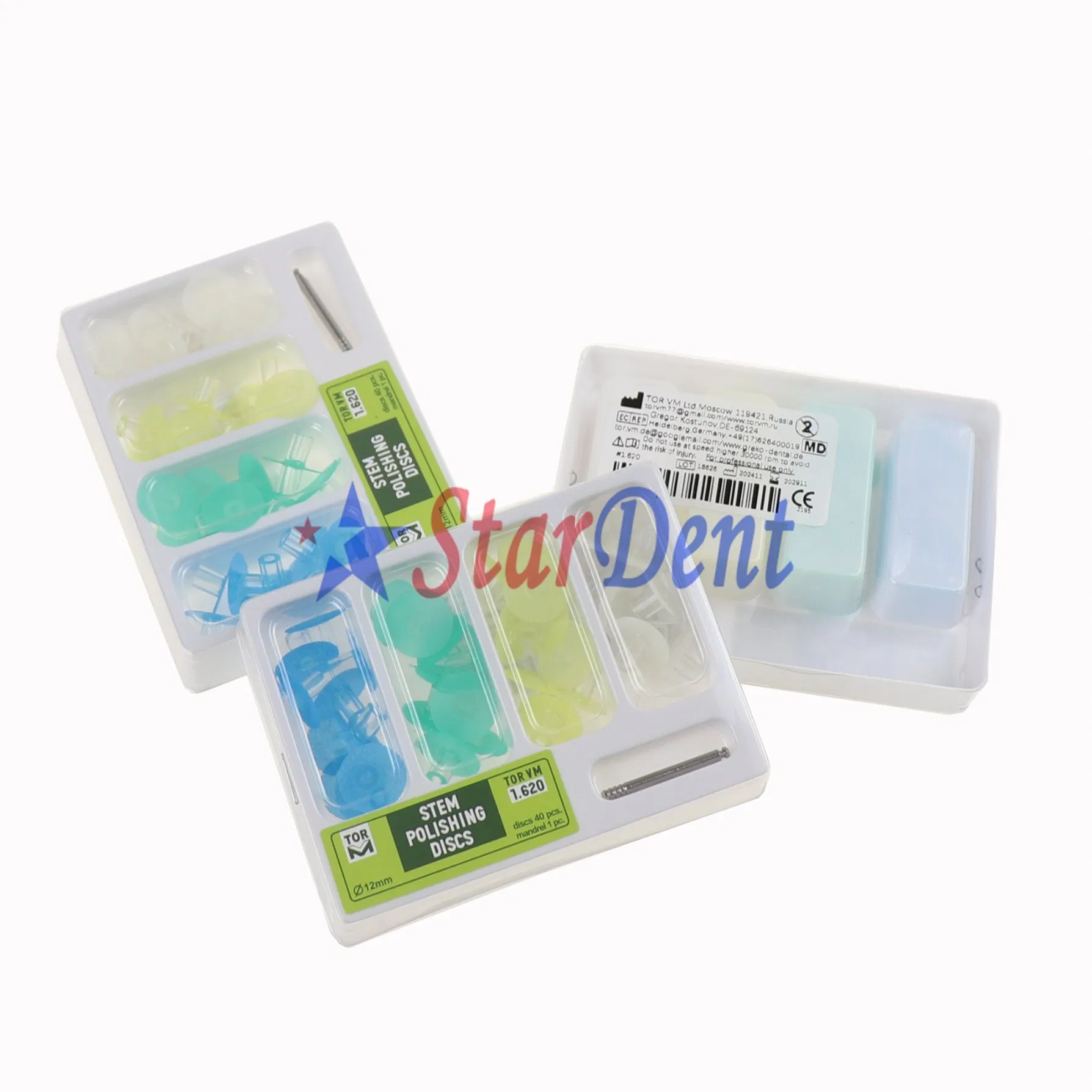 Dental Composite Finishing Kit Stem Polishing Discs Refills 1.620 Hospital Medical Lab Surgical Diagnostic Dentist Clinic Equipment