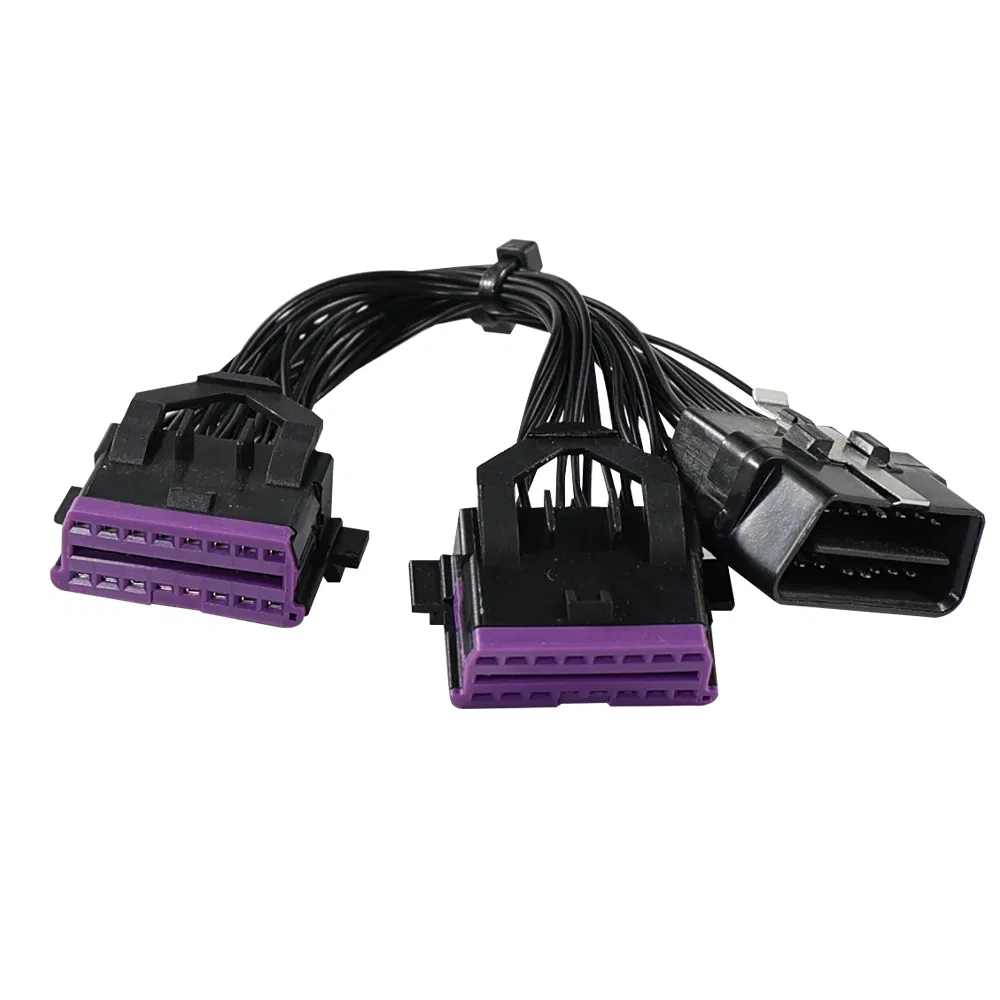 16pin Auto OBD2 Diagnostic Plug Wire Harness Housing 3A0972695A 8d0972695h with 15cm Wires for VW Aodi