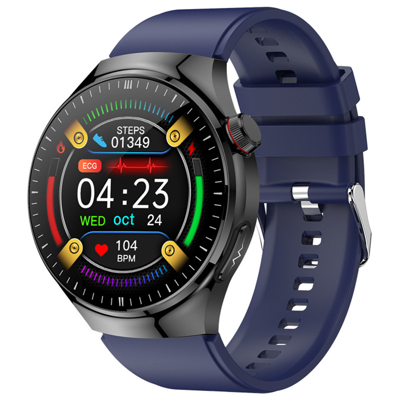 New Tk26 Watch Phone Call Micro Physical Examination ECG Body Fat Health Monitoring Pedometer Men's Wristband Bluetooth Smart Watch