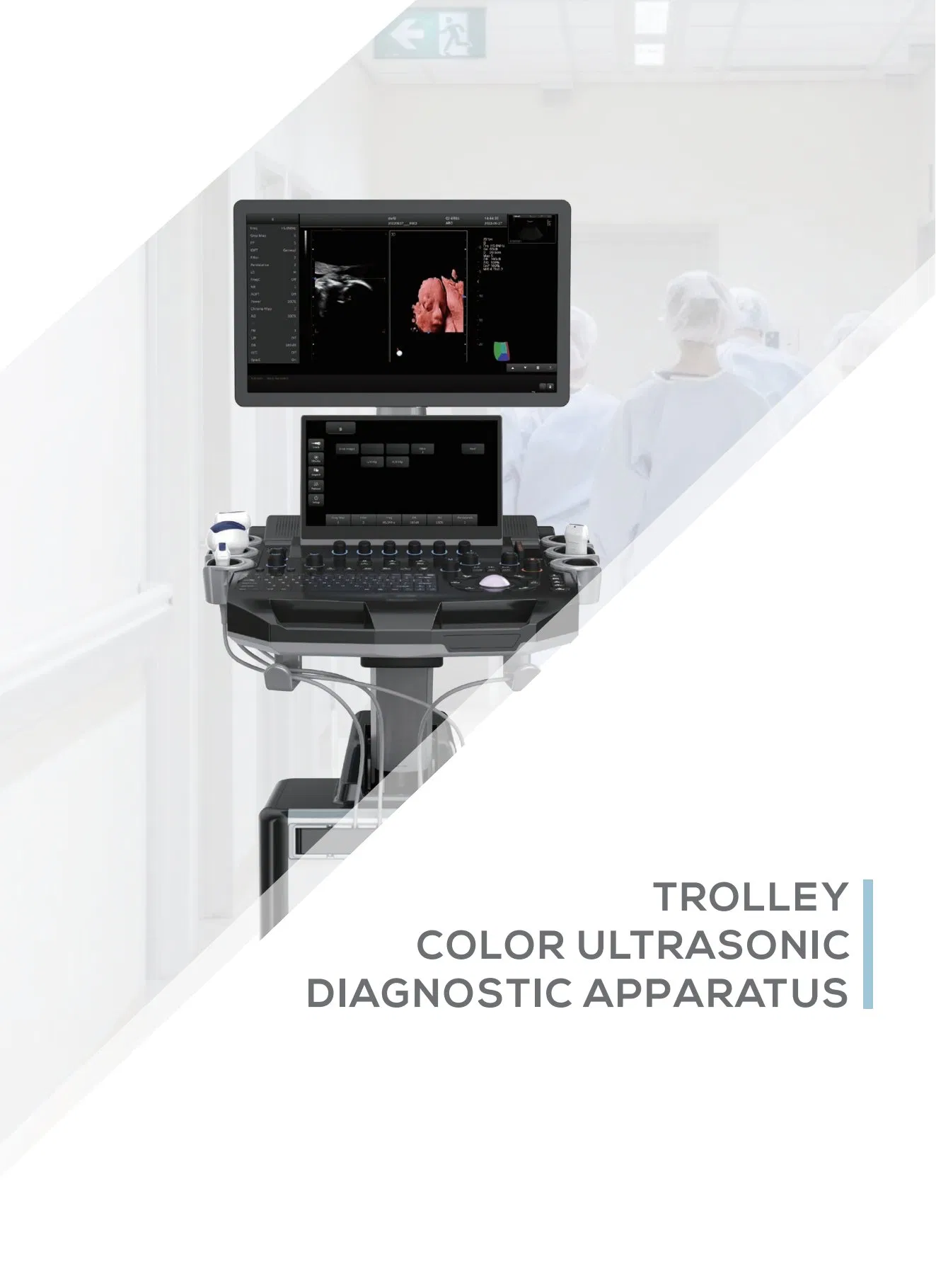 Umus021 Dual-Screen Color Ultrasound System - High-Resolution Imaging for Clinical Excellence