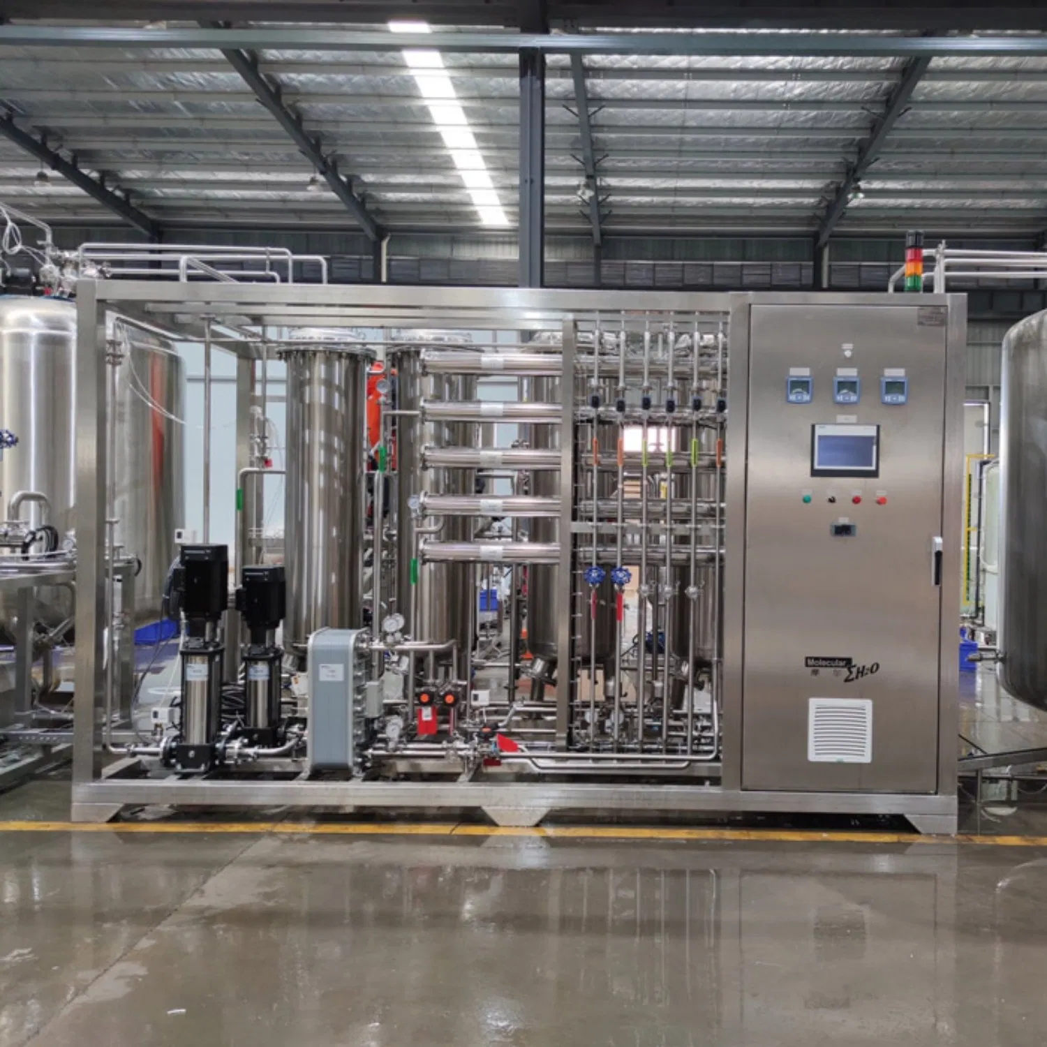 High Recovery Rate RO System for Pharma Plant up to 75% Water Efficiency