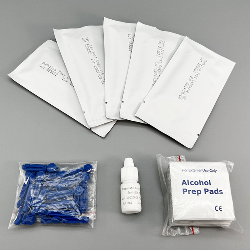 One Step Tp Syphilis Infectious Test CE Syphilis Cassette Test Kits