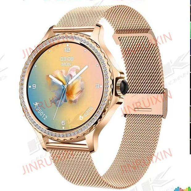 2024 Smart Watch HK27 1.3inch Amoled Screen Bt Call Waterproof Fitness Health Monitoring Lady Smartwatch for Women