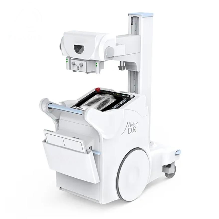 Medical Digital X-ray Diagnostic Equipment 25kw 50kw Mobile Dr X-ray Machine Price