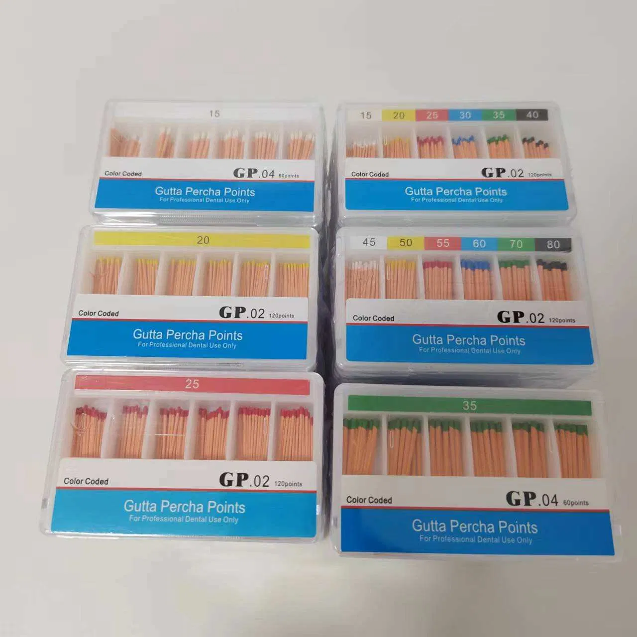 Dental Use Gutta Percha Point for Root Canal Treatment (YQD3-3)