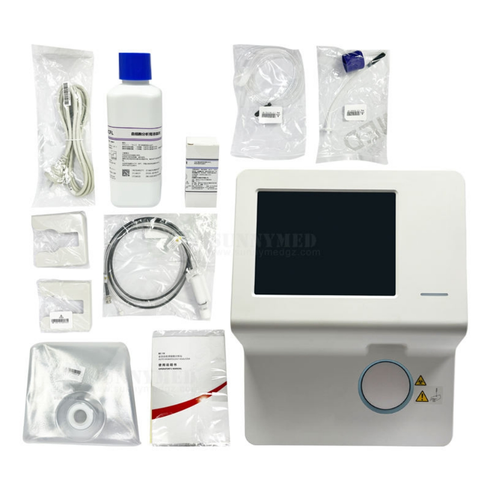 Mindray Bc-10 Hematology Analyzer Blood Test Cbc Wbc Multiparameters Cbc Machine 3 Parts Blood Analysis System Mindray