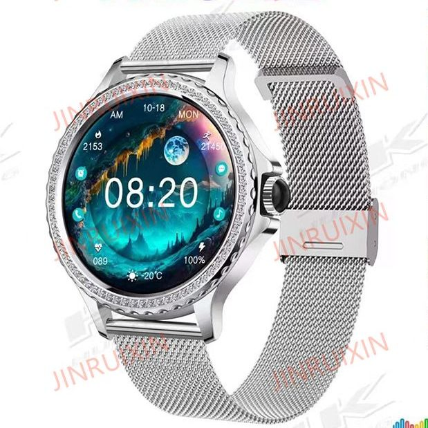 2024 Smart Watch HK27 1.3inch Amoled Screen Bt Call Waterproof Fitness Health Monitoring Lady Smartwatch for Women