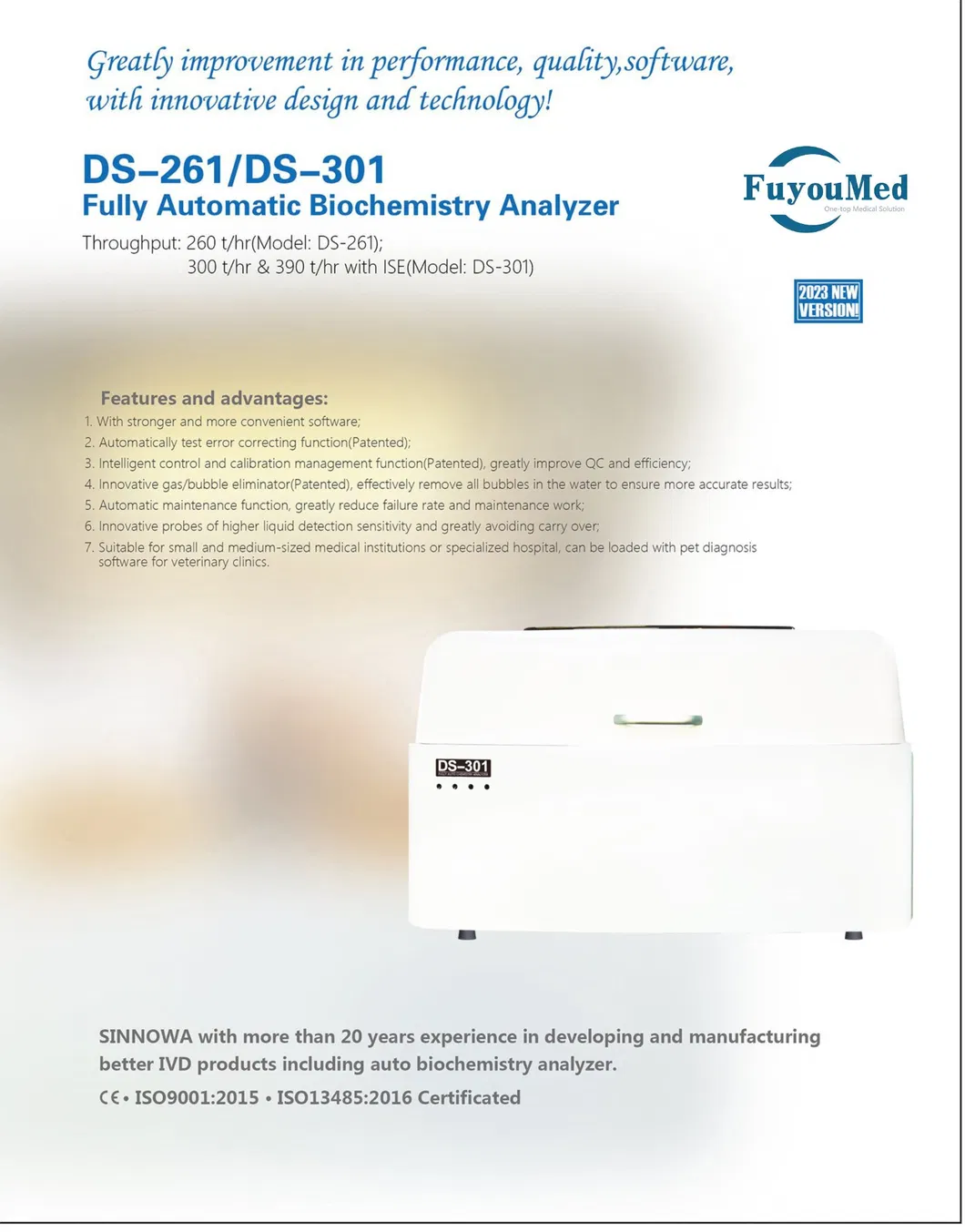 Fully Automated Biochemistry Analyzer