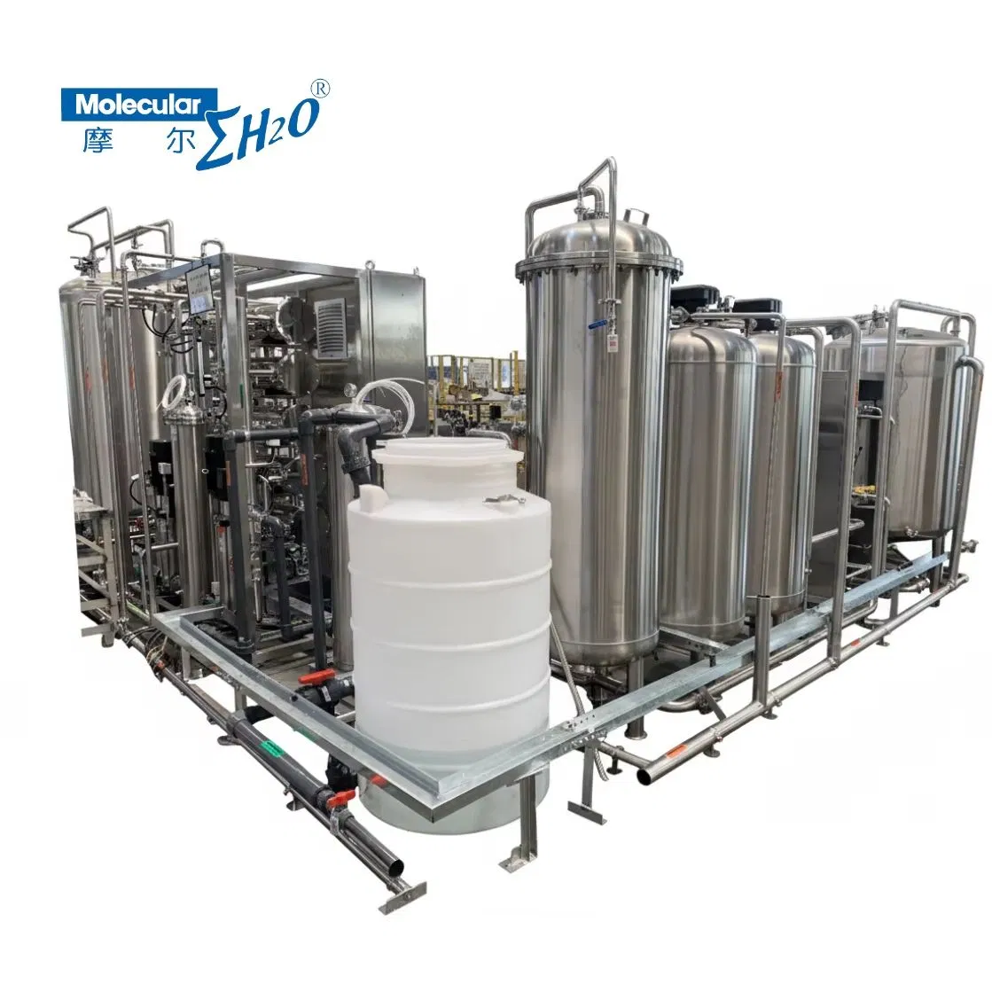 5000L cGMP Pharmaceutical Water System Producing USP Purified Water with RO &amp; EDI