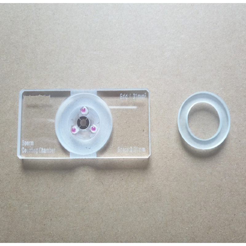 in-QC1 Sperm Counting Chamber with Ruby for Clinical Diagnostics