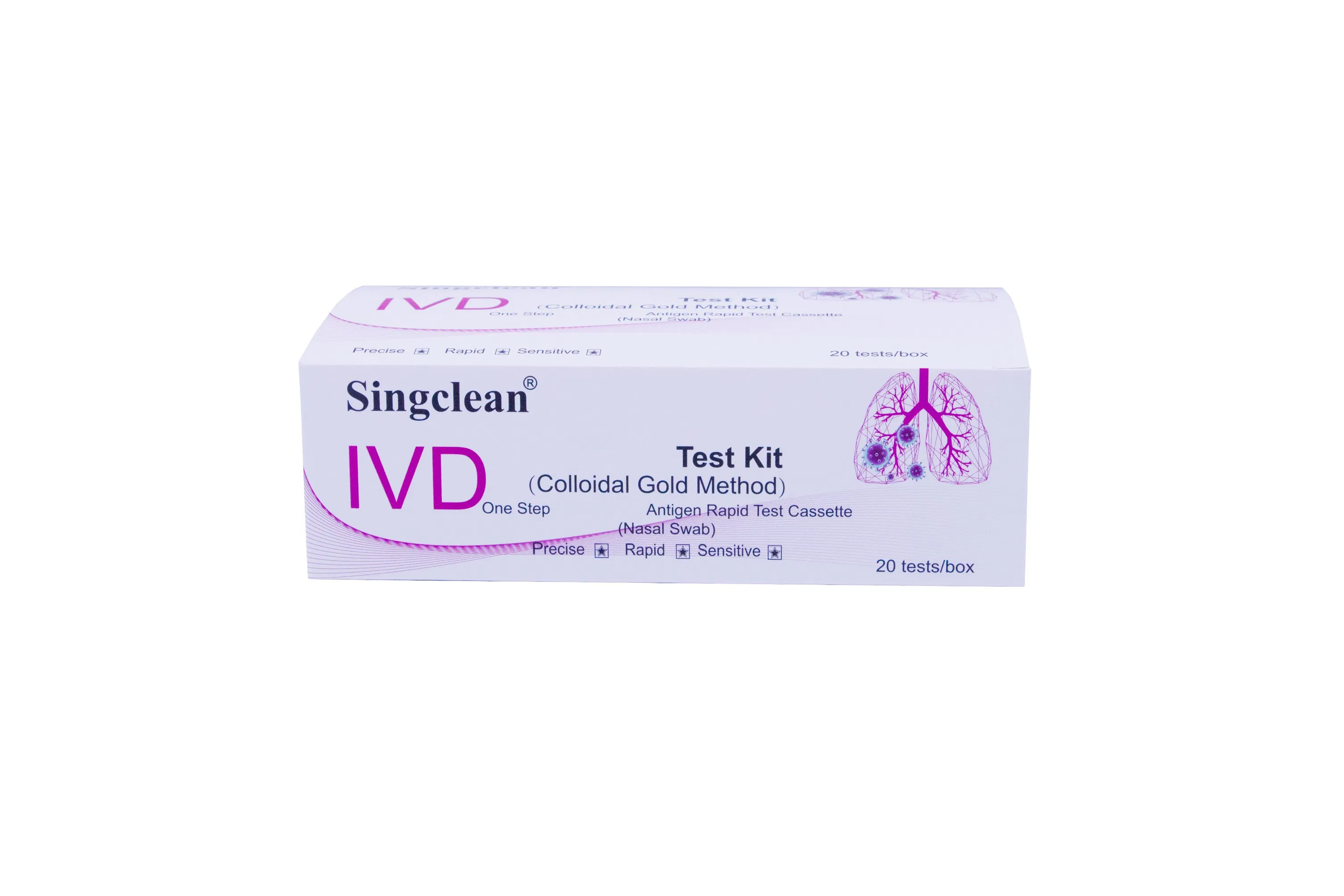 Singclean Self-Testing Multi-Specification Nasal Antigen Test Strip for Infectious Disease