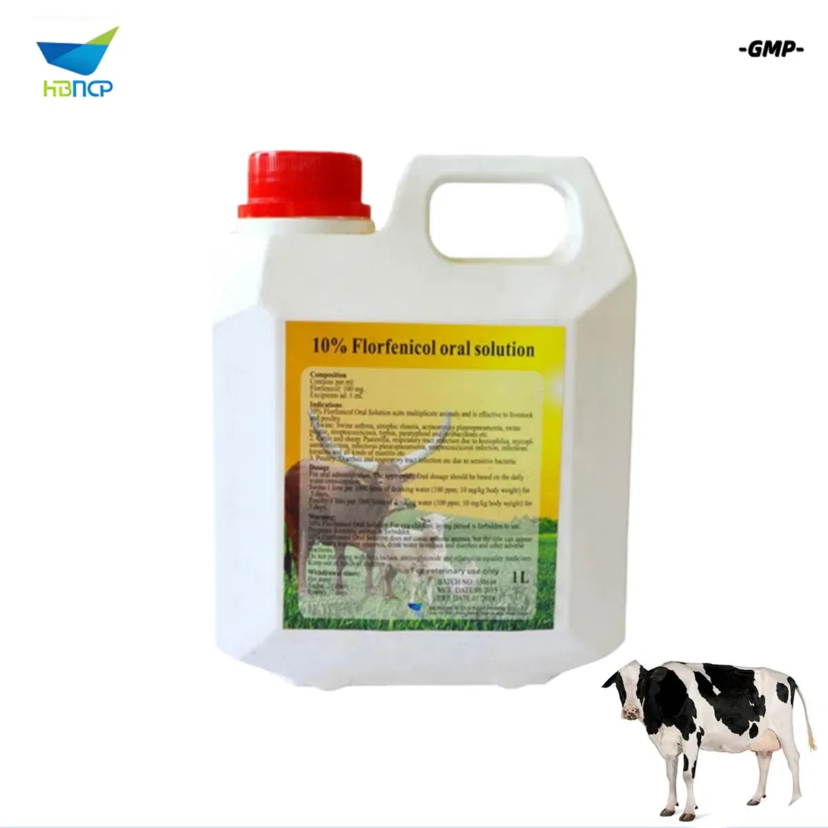 GMP Manufacturer Veterinary Drug Grade Florfenicol 10% 20% Oral Solution for Cattle Sheep Goat Poultry
