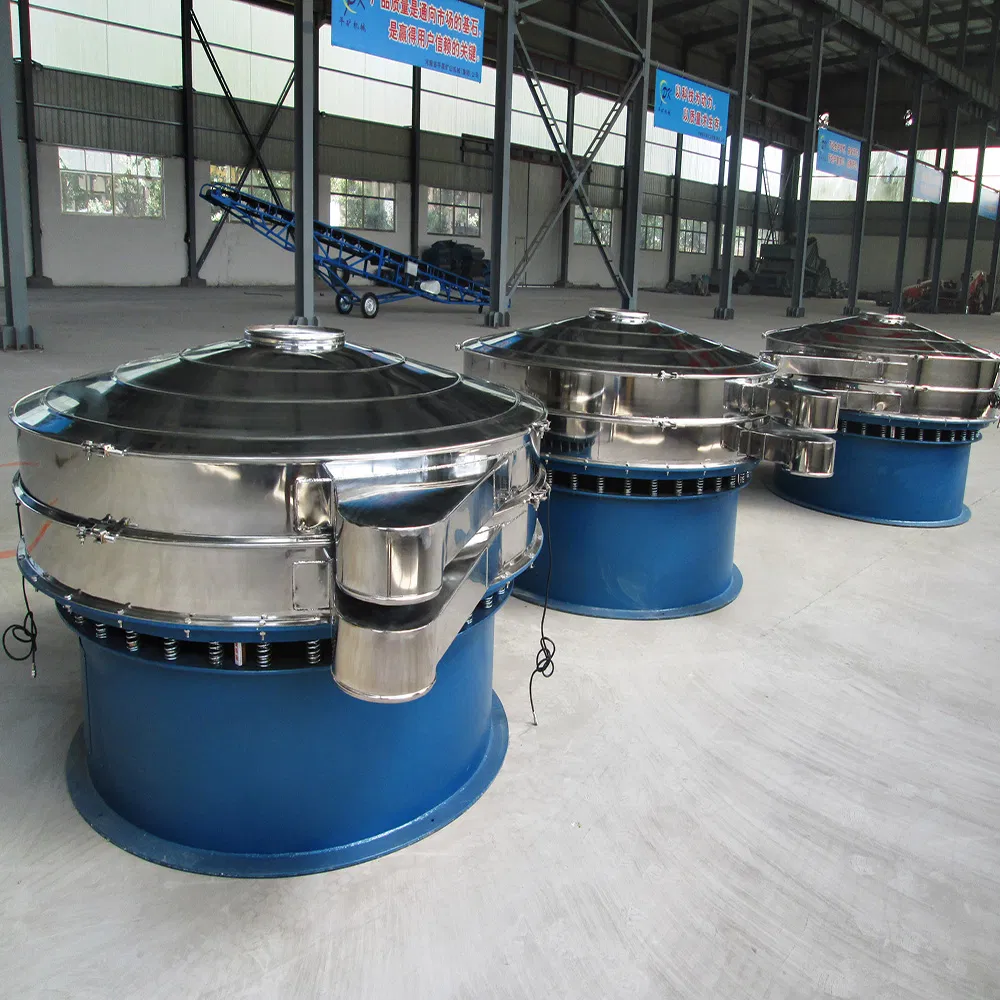 Circular Rotary Vibrating Screen with Rapid Ring Network Full Enclosure