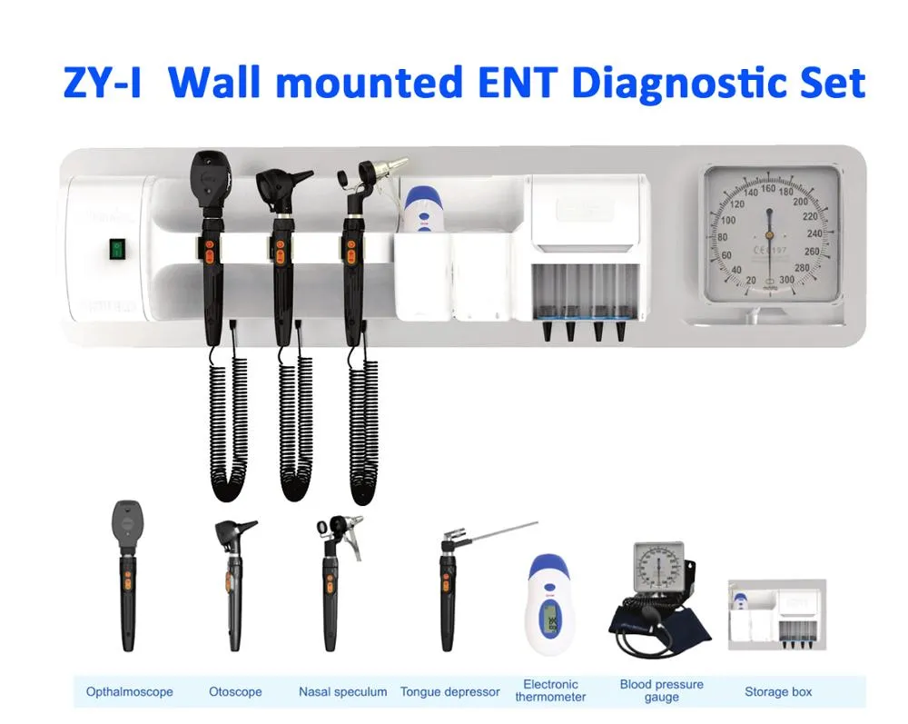 Wall Mounted ENT Diagnostic Set