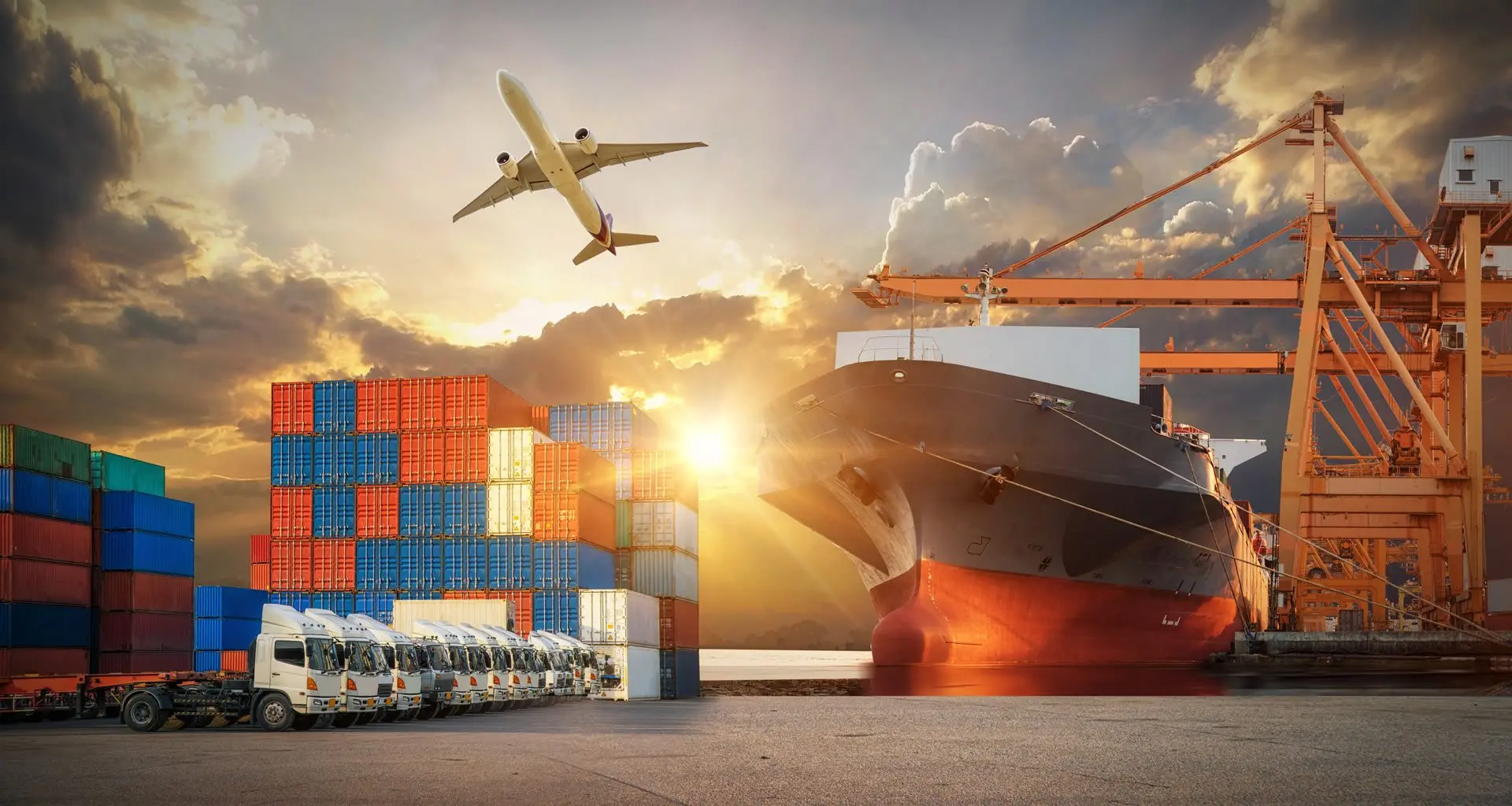 Integrated sea, air and land freight from China by Meishe Supply Chain