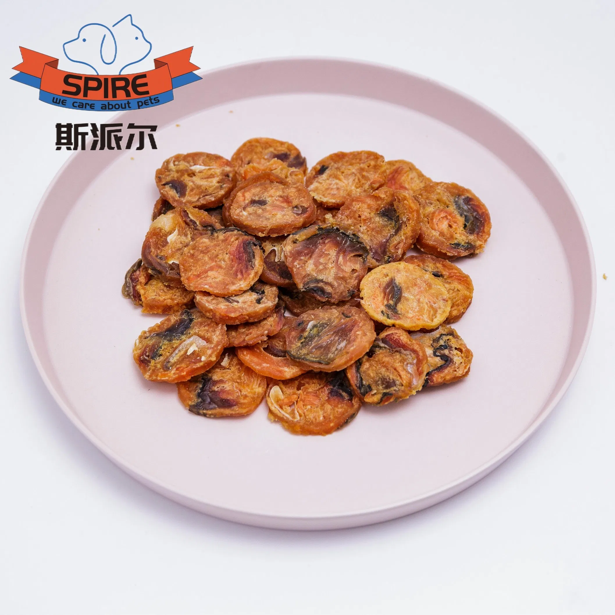 Wholesome Bite-Sized Salmon Chips Dog Food for Senior Pet Snacking