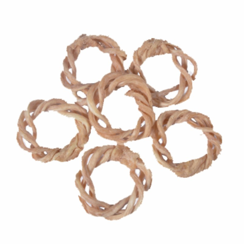 Composite Rawhide Pet Treats Dental Bone Chicken Wraps Rawhide Tripe Stick