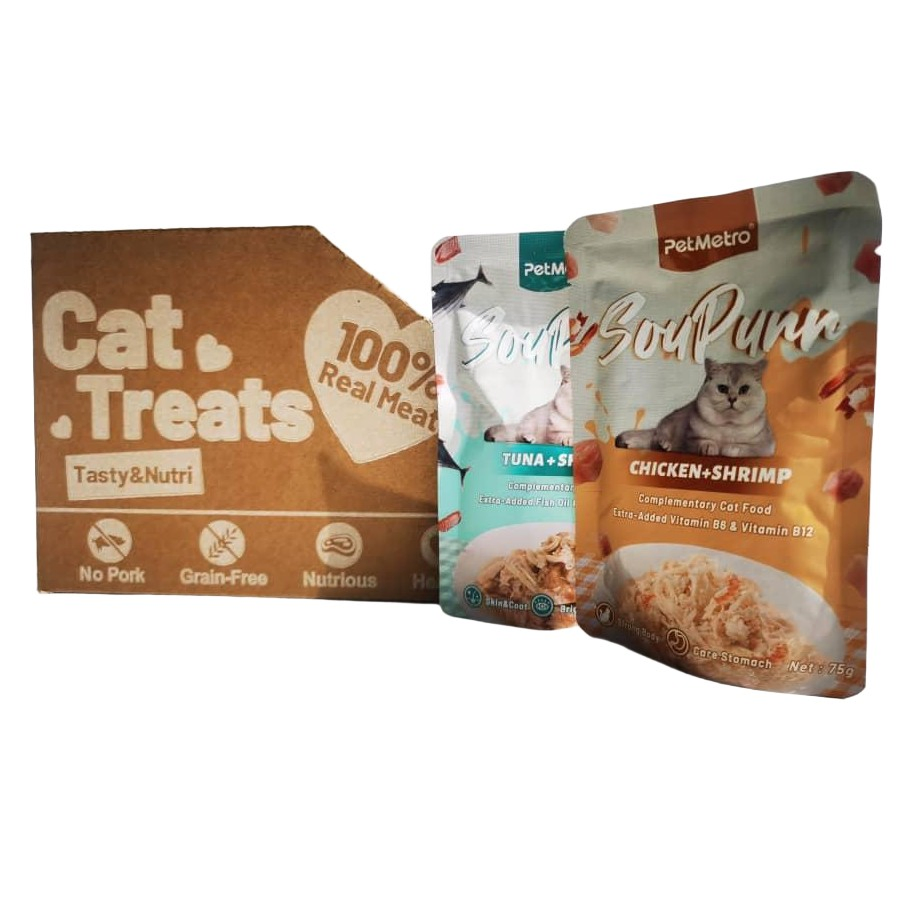 Premium Cat Soup Meal Topper with Chicken Shrimp High Moisture for Bulk Export Chicken Jelly Pouch