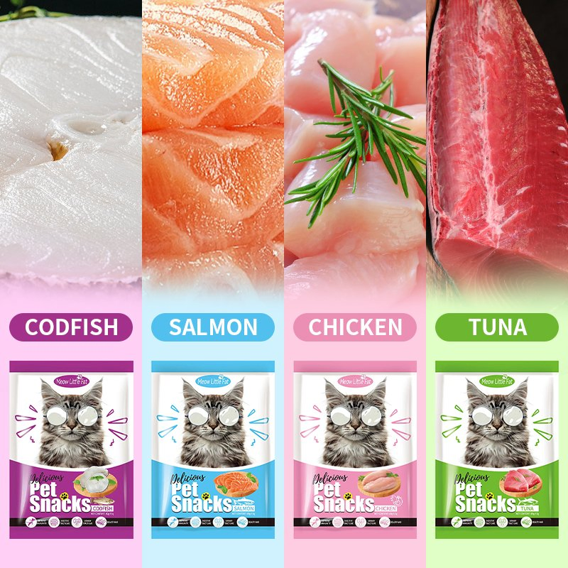 China Manufacturer OEM Wet Pet Food Pouch for Cat Packaged Pet Food