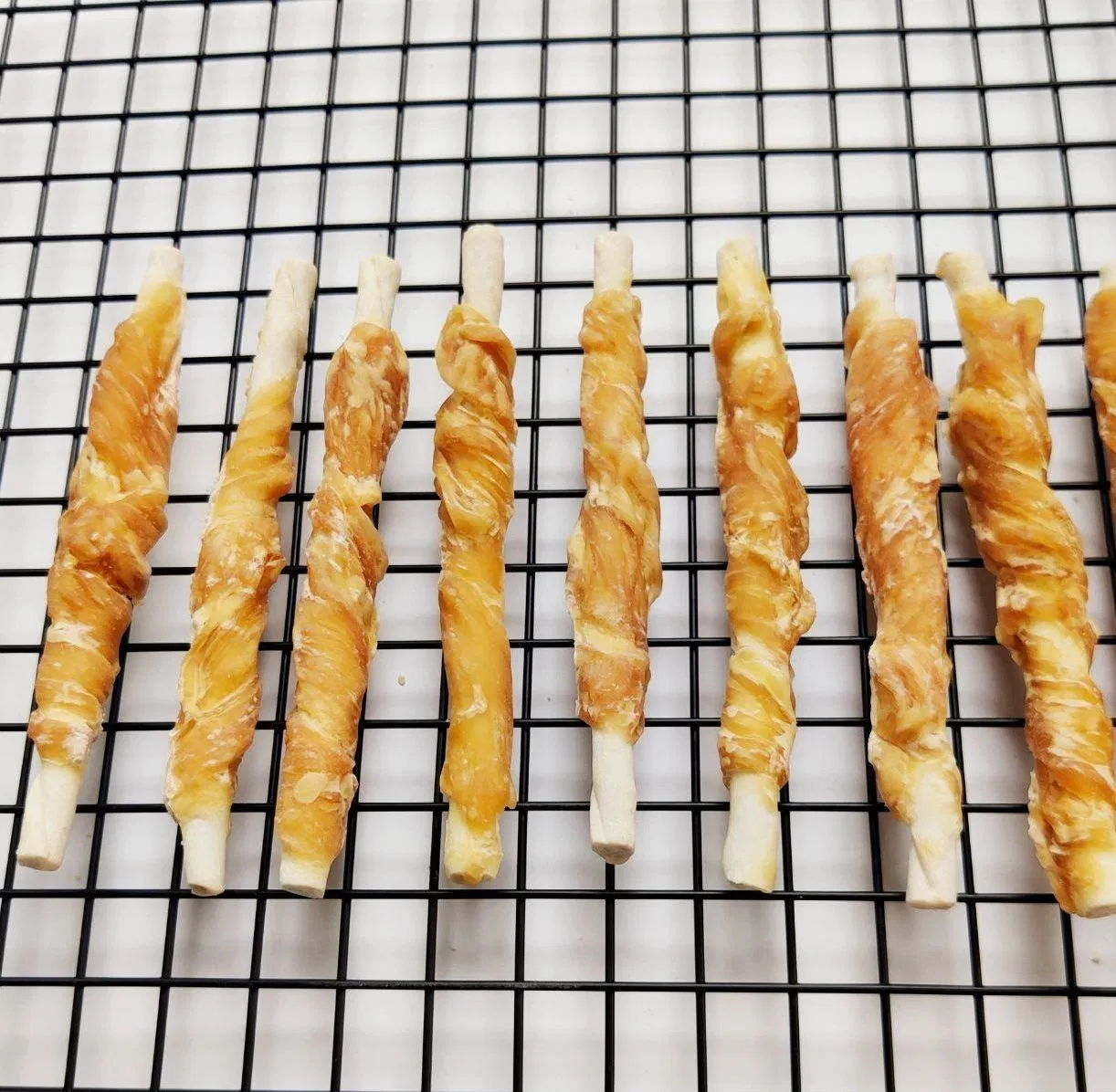 Dry Chicken Wrapped 5' Rawhide Rolls Dog Chews Treats Pet Food