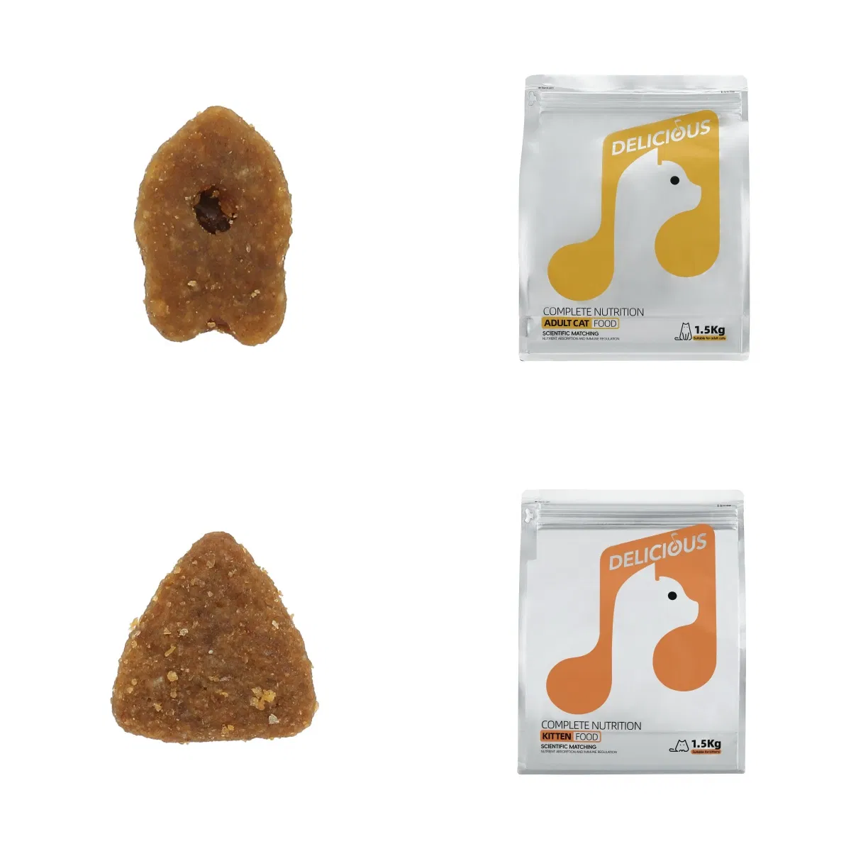 Complete High-Protein Dry Pet Food for Dogs and Cats