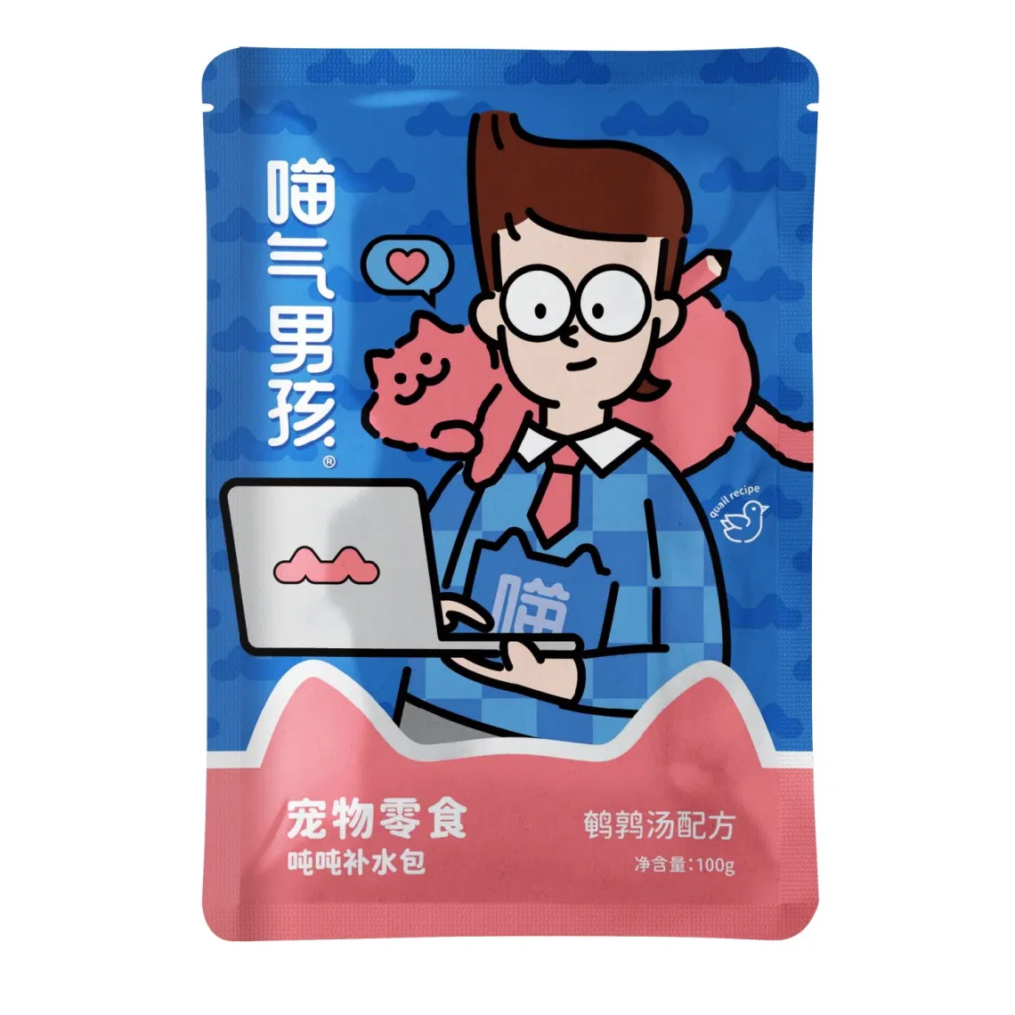 Hypoallergenic Pigeon Hydration Pouch Food- Grain-Free for Pet