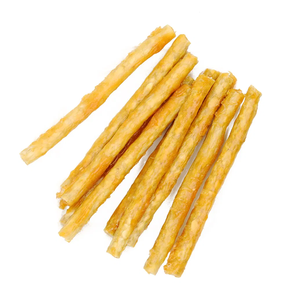 Organic Chicken Breast Jerky Strips Bully Stick Natural Pet Feed Treats