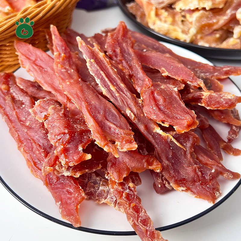 Healthy Nutritious Organic High Protein Dog Food Wholesale Duck Meat Strips for Adult Dogs Teeth Grinding Rewards &amp; Dog Training