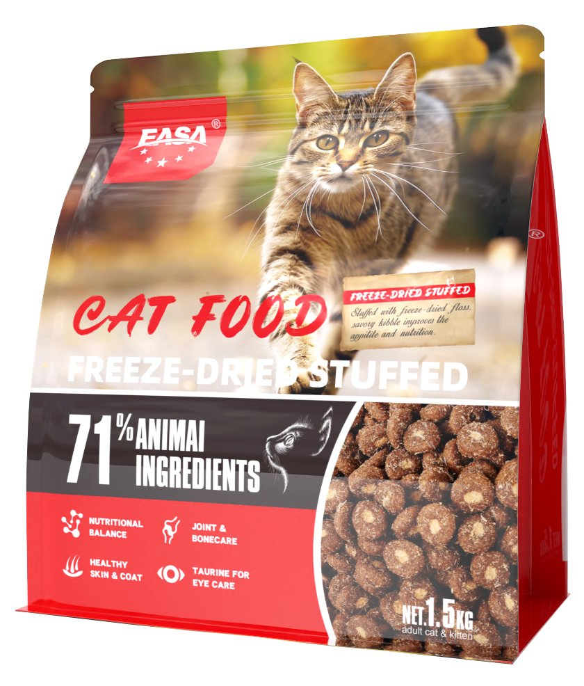 High Protein Low Fat Animal Protein Wholesale Cat Kibble Makanan High Meat Pet Cat Dry Food Chicken Pet Dry Food for Cats