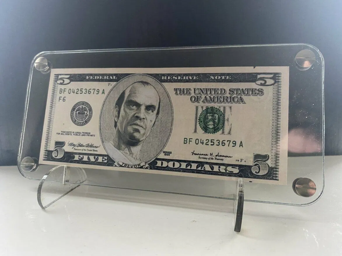 ISO BSCI Factory Wholesale Custom Acrylic &nbsp;Banknotes Display