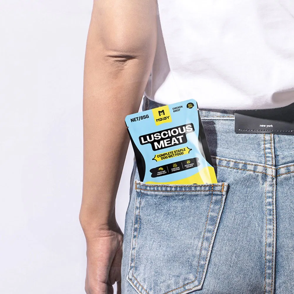 Wet Liquid 85g/100g Customized Pouched Chunk Pet Food Cat Snacks