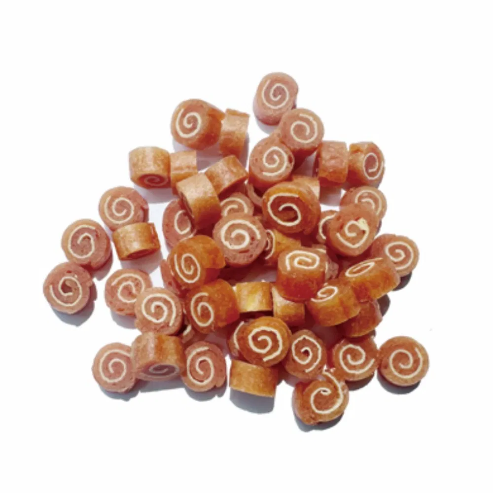 Premium Beef &amp; Cod Marble Slice Pet Snacks Dog Treats with OEM Chews