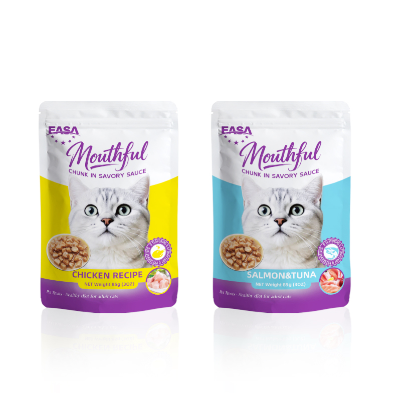 New Arrival Chunk in Savory Sauce Palatable Wet Cat Food Pet Food All Life Stages Organic Healthy Protein Rich Leisure Snack Best Sellers Factory Wholesale