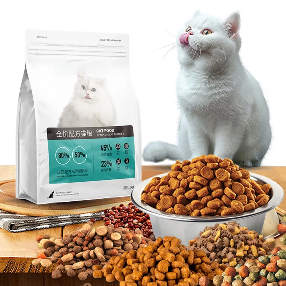 OEM ODM Natural Raw Materials Pet Cats Like a Variety of Nutritious Balanced Chicken Flavor Dry Cat Food