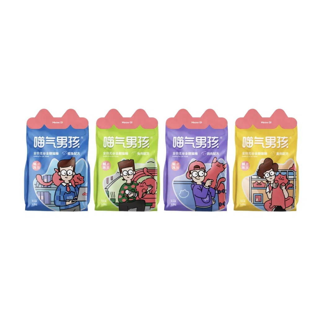 Complete Cat Dry Food with Chicken Coins for Senior Pets