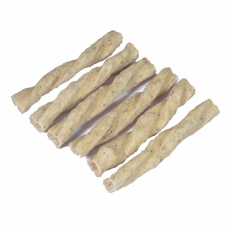 Composite Rawhide Pet Treats Dental Bone Chicken Wraps Rawhide Tripe Stick