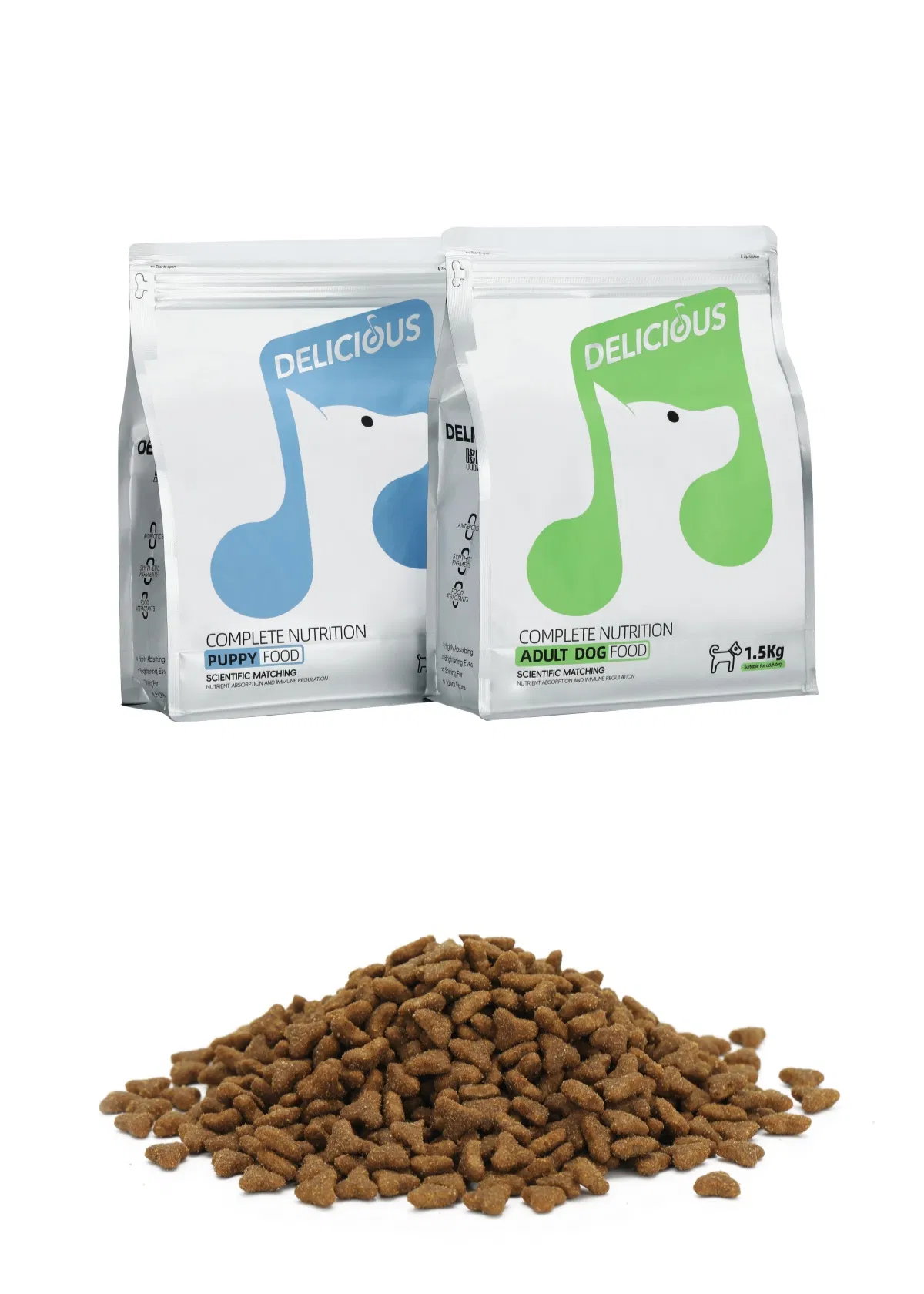 Complete High-Protein Dry Pet Food for Dogs and Cats