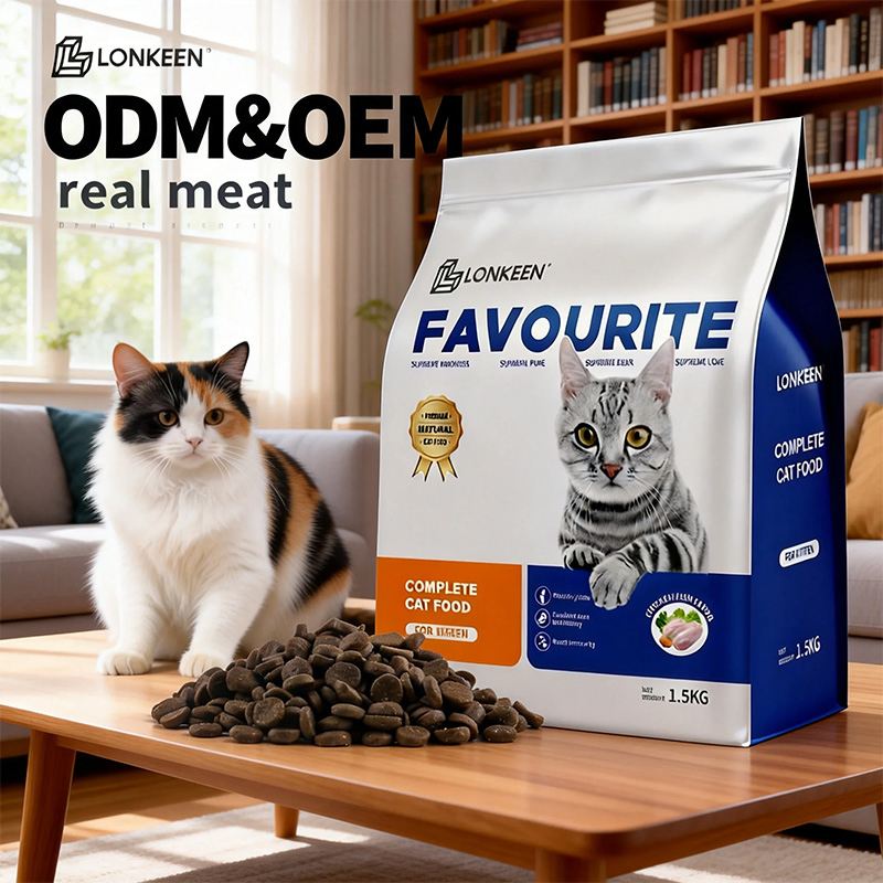 Natural High Protein Dry Cat Food Adult Pet Food with Free Samples