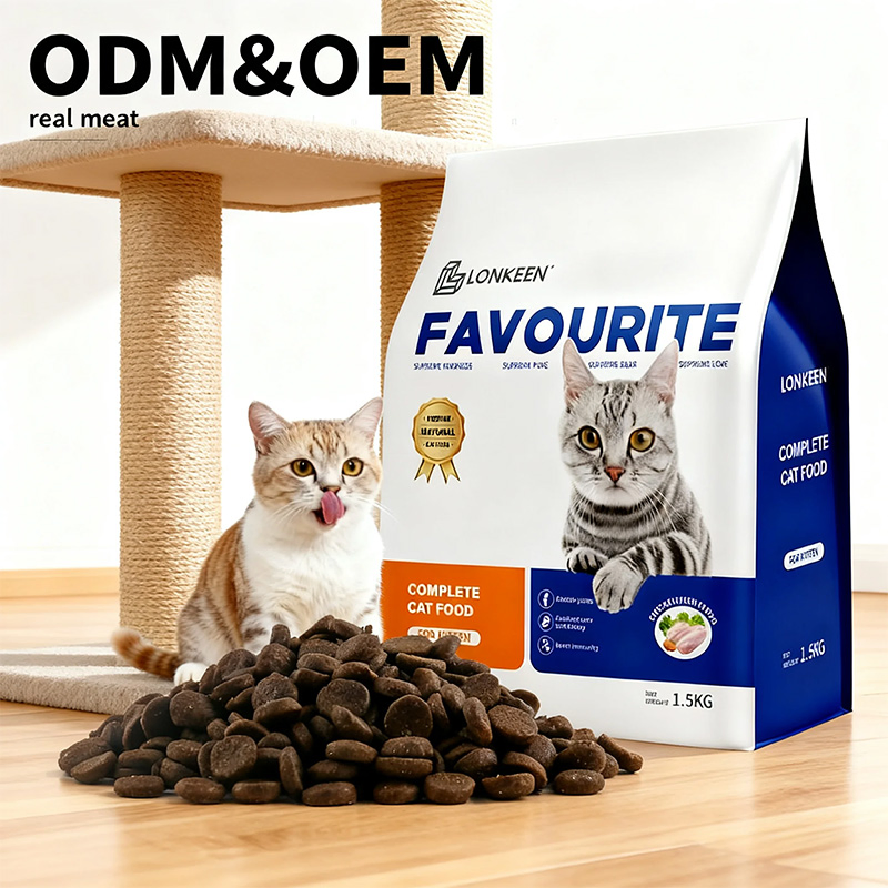 Natural High Protein Dry Cat Food Adult Pet Food with Free Samples