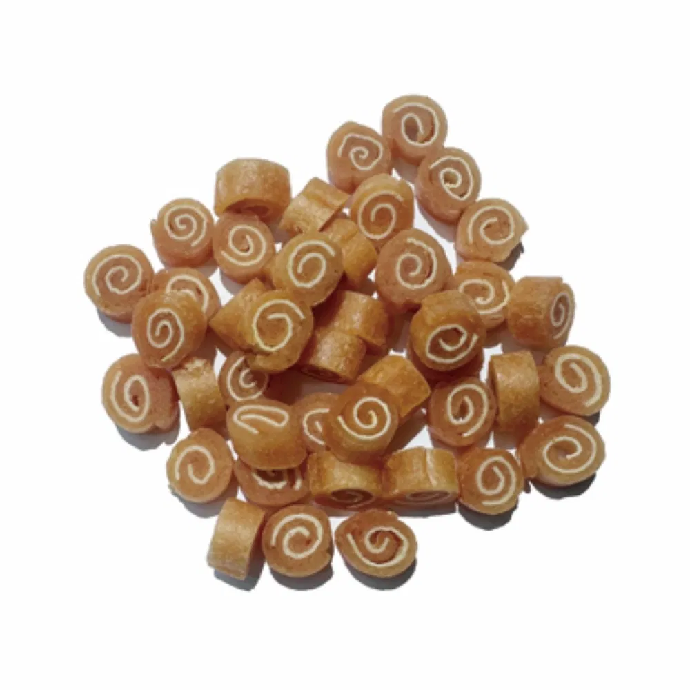 Premium Beef &amp; Cod Marble Slice Pet Snacks Dog Treats with OEM Chews