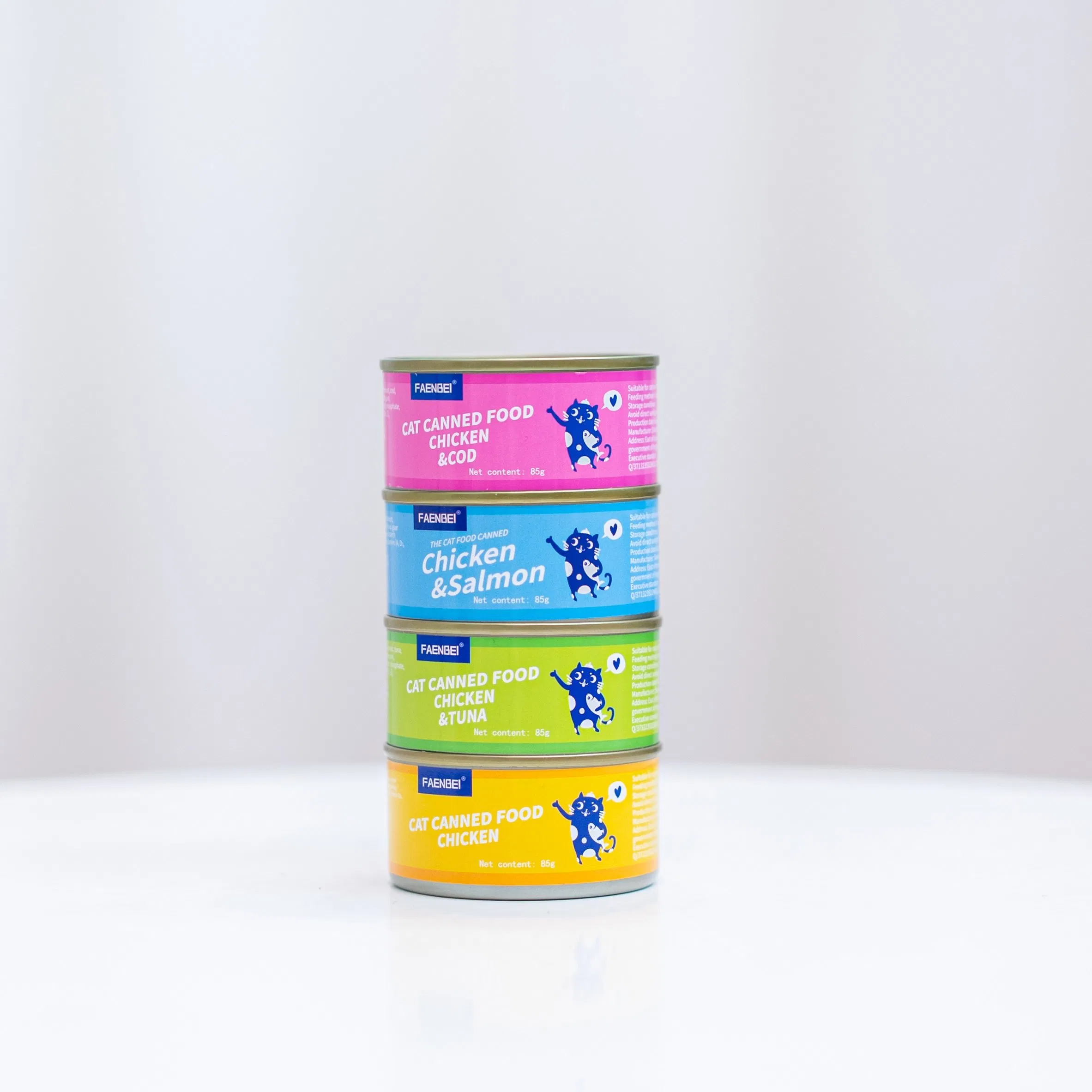 Free Sample 85g/170g Unique Design Jelly and Broth Canned Food Pet Wet Snack