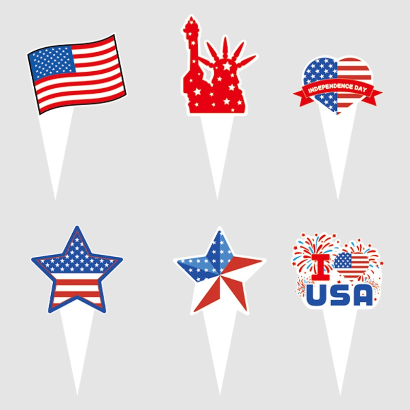 Independence Day Party Supplies Cake Decoration Party Holiday Cake Topper