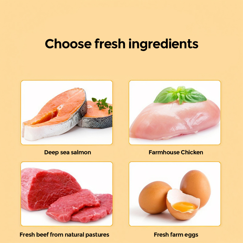 OEM/ODM Cat Food Suppliers Pure Natural Nutrition Customizable No Additives Pet Cat Food