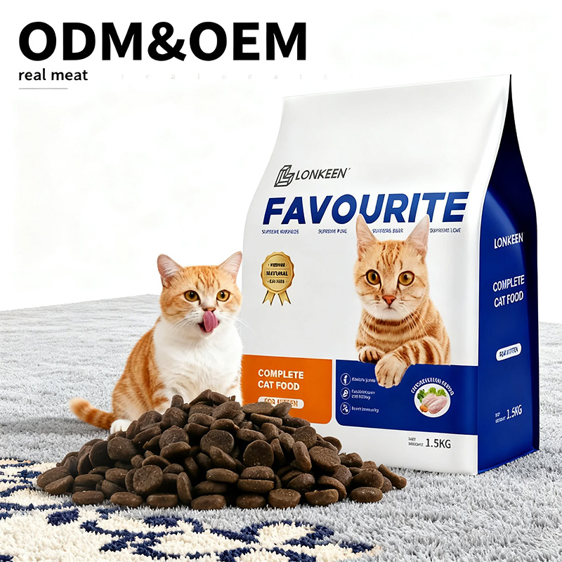 Natural High Protein Dry Cat Food Adult Pet Food with Free Samples